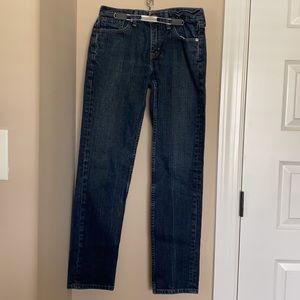 Dark blue Levi’s, like new!